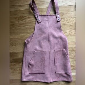 Cute pink overalls